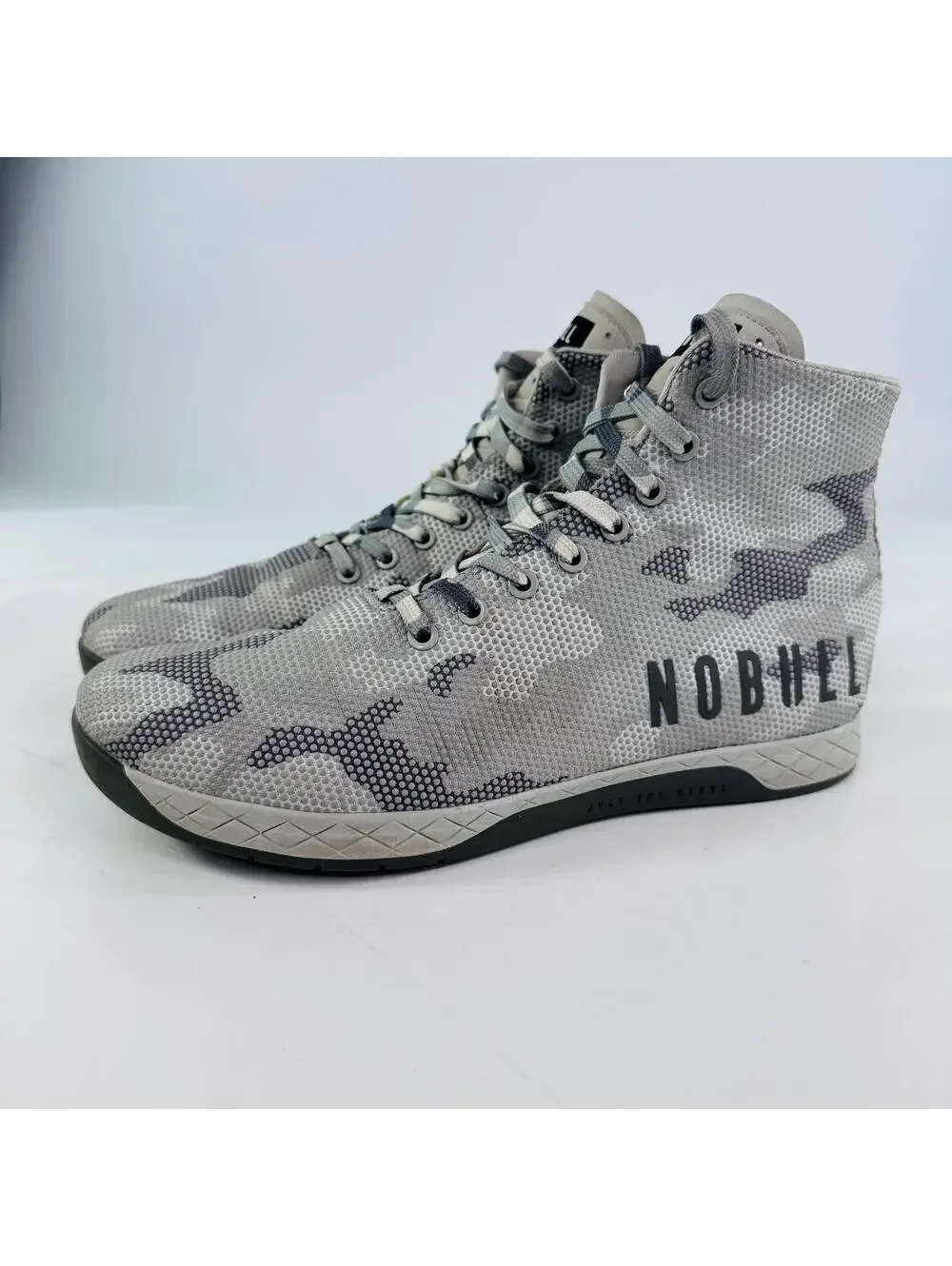 NOBULL High-Top Arctic Camo Trainer US 11.5 Mens Lace-Up Sneakers - Picture 4 of 15